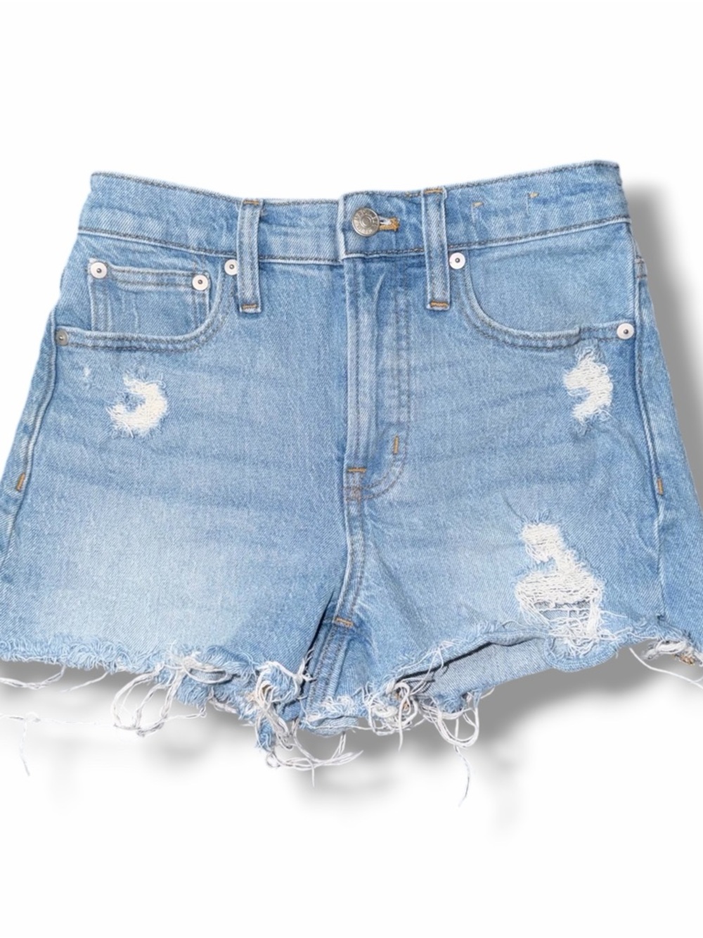 Madewell distressed the perfect jean Short 23